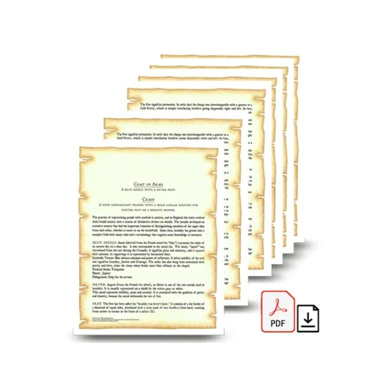 Coat of Arms Symbolism Download (PDF) - Letter Size